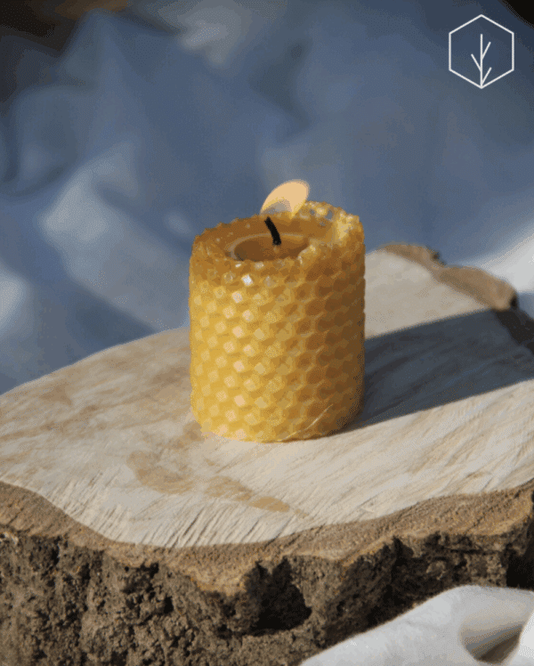 Swoye Honey Hexane 100% Beeswax Candle - Image 2