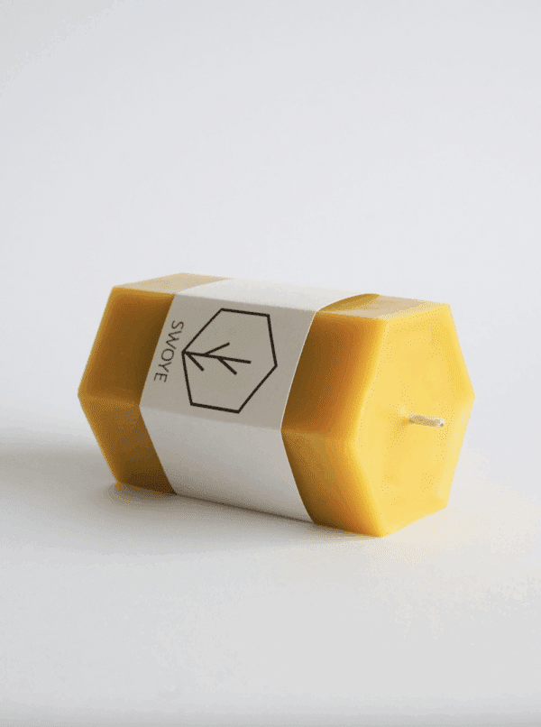 Swoye 100% Beeswax Classic Thick Candle - Image 3